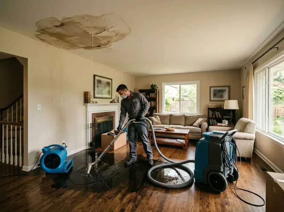 attic-pipe-burst-ceiling-drip-008 — frequently asked questions, Water Damage Restoration & Carpet Care in Robins, IA